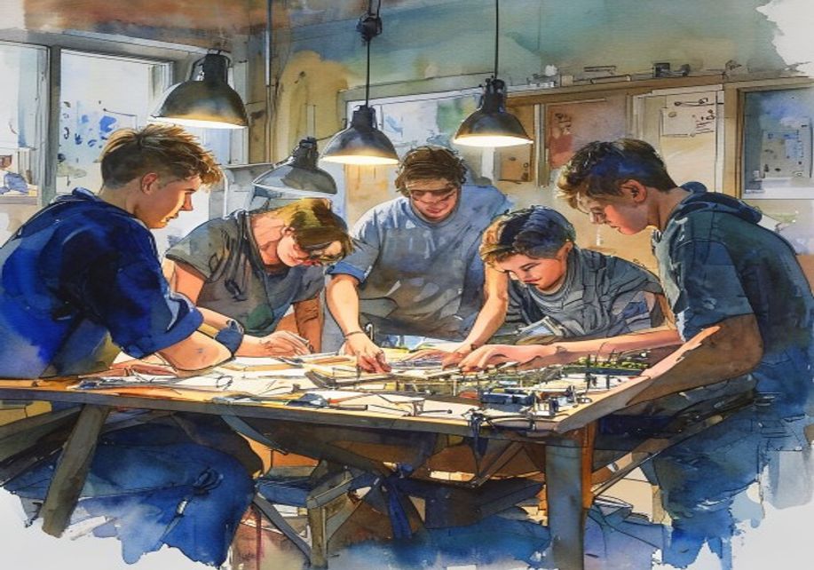 Team rebuilding through the night
